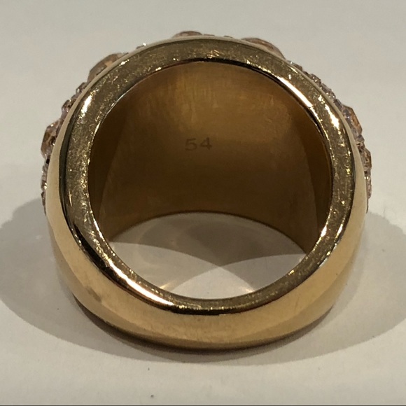 Large Multi-Crystal Ring - Picture 4 of 10